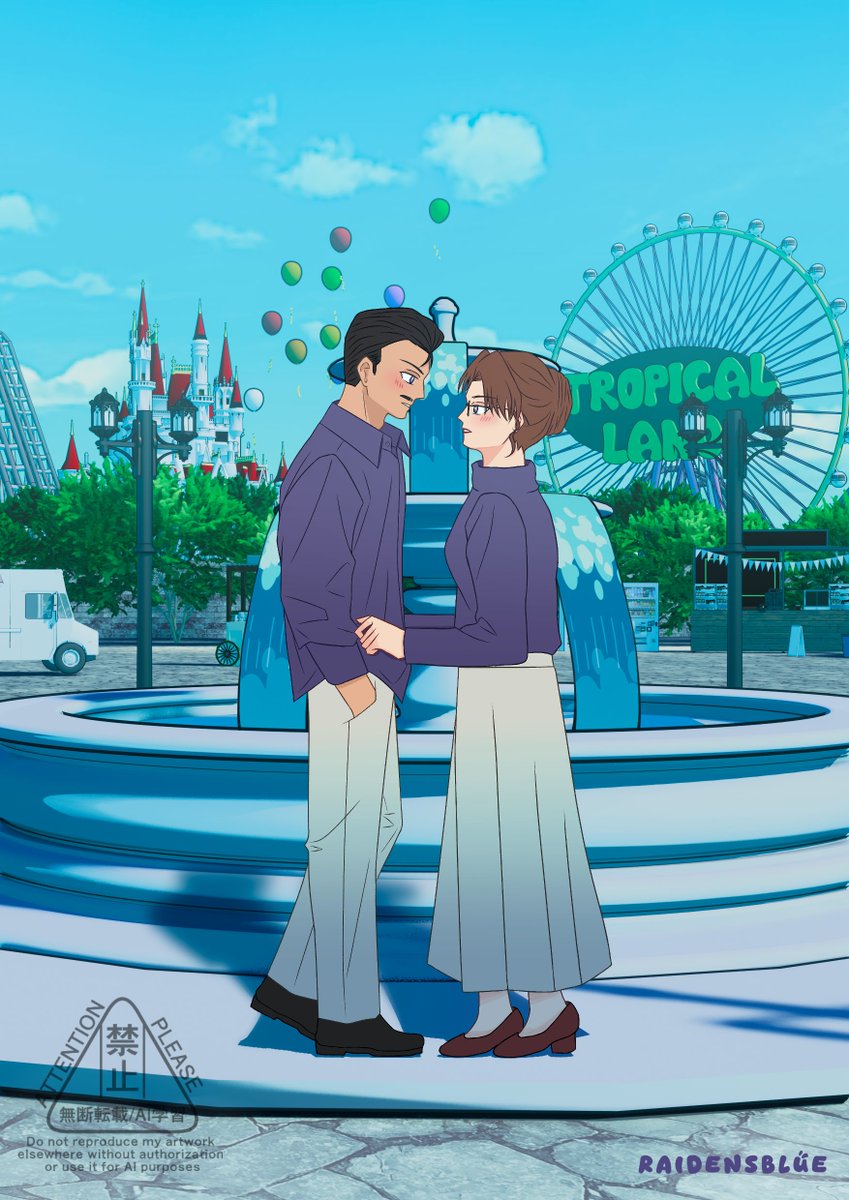 ⚖️: "stop looking at me with those eyes."
🔎: "what eyes?"

#コゴエリ #MonthlyDCMKartistidn2025
#NgedatediTropicalLand #DateInTropicalLand