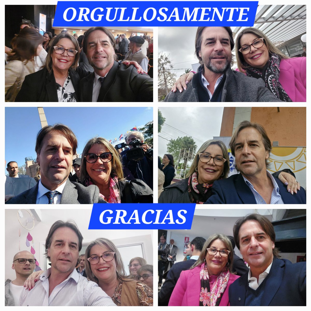 Hoy termina el Mandato <a href="/LuisLacallePou/">Luis Lacalle Pou</a> y SI PRESIDENTE, somos más libres. GRACIAS por tener el HONOR de formar parte de este GOBIERNO. #orgullosamentegracias!
