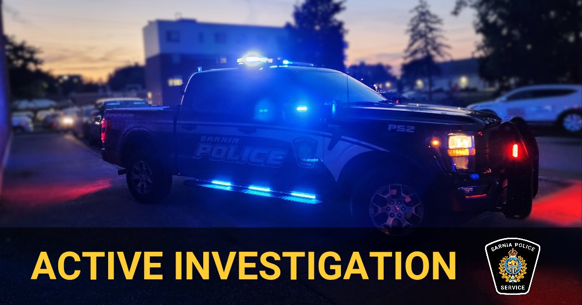 Sarnia Police tweet media