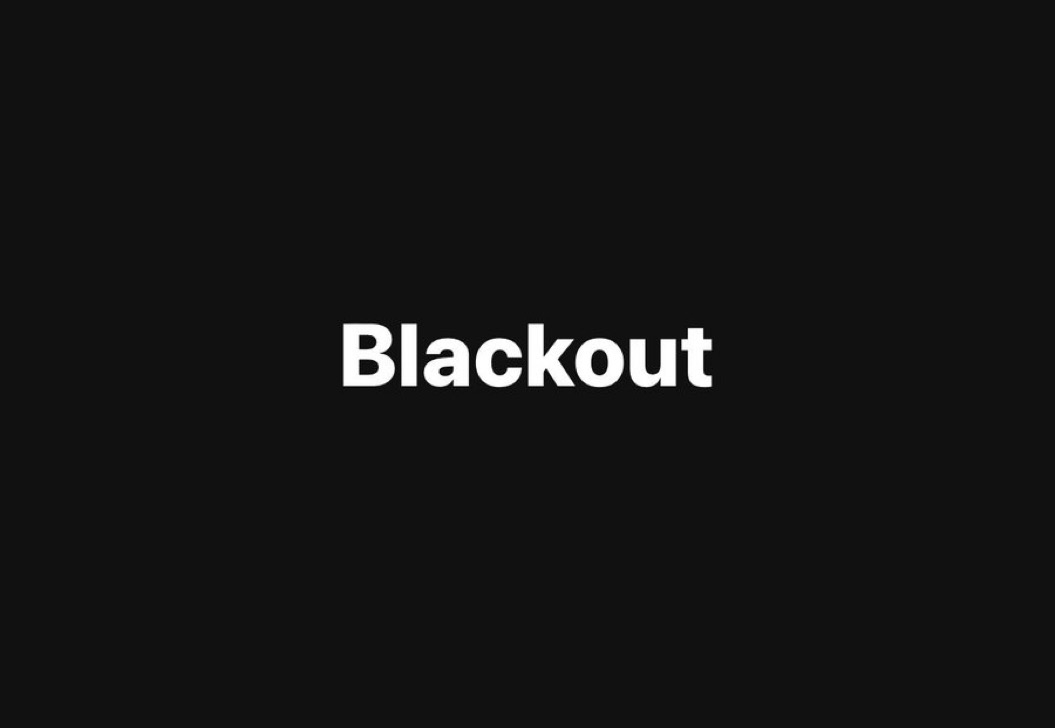 Blackout.