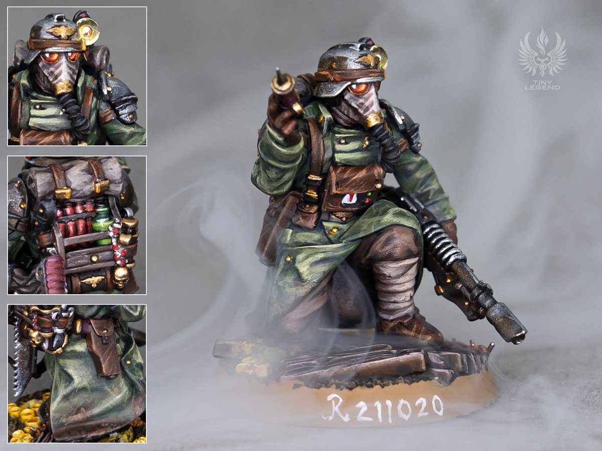 ZealSight's tweet image. Squad medic 
#warhammer #paintingwarhammer #deathkorpsofkrieg #DKoK #astramilitarum #warmongers #scalemodel #WarhammerCommunity
