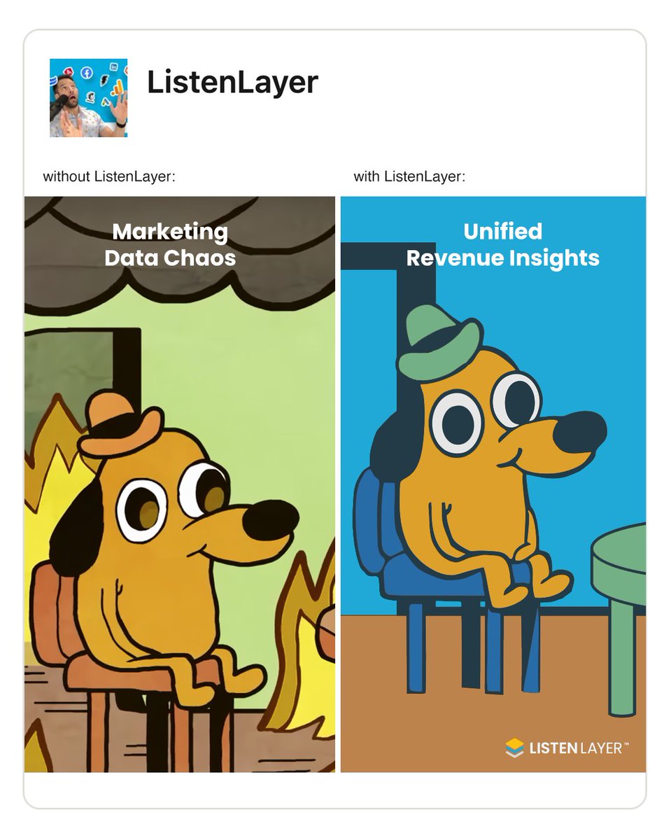 listenlayer's tweet image. Your data shouldn’t feel like a puzzle with missing pieces. 🧩

At ListenLayer, we connect every piece to give you the full picture.

Are you ready to transform chaos into clarity? Schedule a demo -&amp;gt; zurl.co/TIVhQ 

#ListenLayer #B2BMarketing #DataIntegration