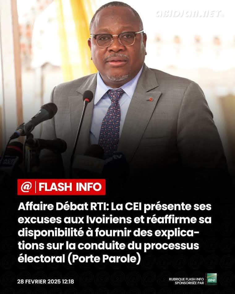 Au moins nous avons droit à un peu de respect de la part de la <a href="/macei_ci/">CEI Côte d'Ivoire</a> il faut dans ce pays que les gens arrivent à faire la différence entre leur propre personne et les institutions qu'ils sont censés représenter.