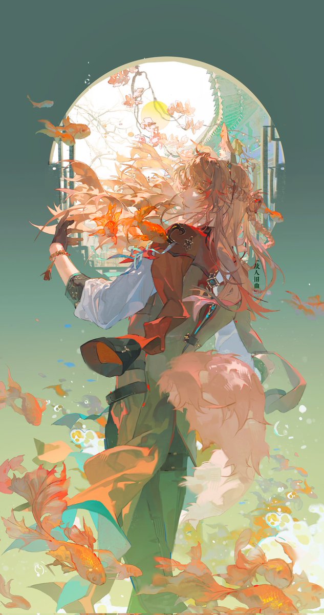 gurenjiuqu's tweet photo. 银鳞映火
#崩壊スターレイ #HonkaiStarRail #崩坏星穹铁道 #Jiaoqiu #椒丘 https://t.co/8L44xrns8z