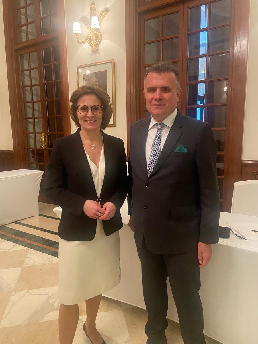 Historic visit by the College of EU Commissioners to India. Happy to receive Sweden’s Commissioner for Environment, Water Resilience and a Competitive Circular Economy Jessica Roswall. Central portfolio for EU-India relations