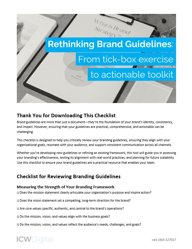 Branding confusion: Here’s how you can elevate your brand guidelines to ensure clarity, consistency, and impact. Yes, it's possible!

Read more 👉 lttr.ai/Ab29W

#sme #branding #webdesign