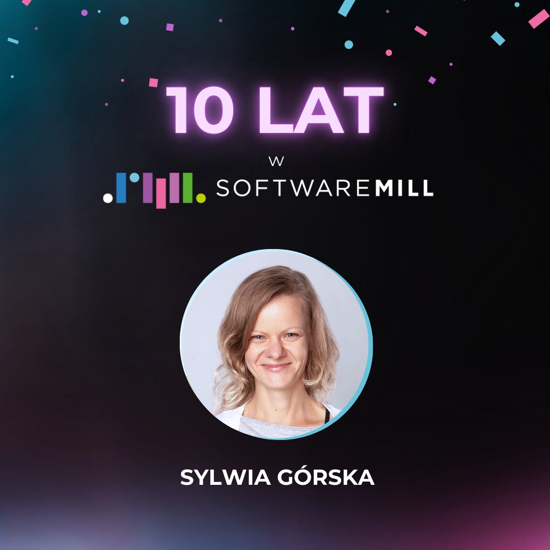 softwaremill's tweet image. Congratulations to Sylwia Górska and @marcin_kubala for 10 years at SoftwareMill! It's great to have you with us for so long &lt;3
#10years #10thanniversary #softwaremillvibes