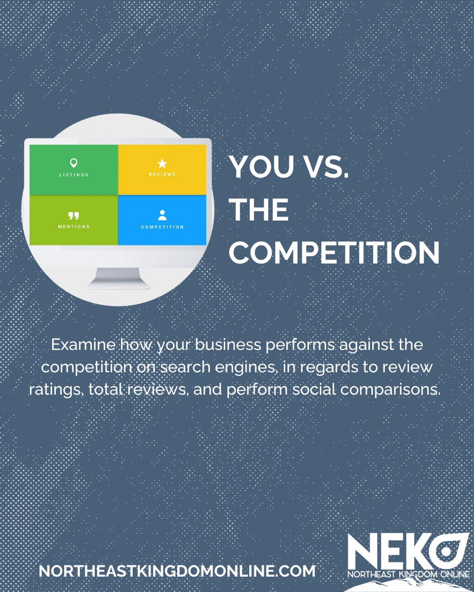 NEKOVermont's tweet image. With Northeast Kingdom Online's Reputation Manager, easily manage and respond to reviews from across the web, from one dashboard. 

Ready to take control of your business's online reputation? Click here to get started 👉 northeastkingdomonline.com/reputation-man…