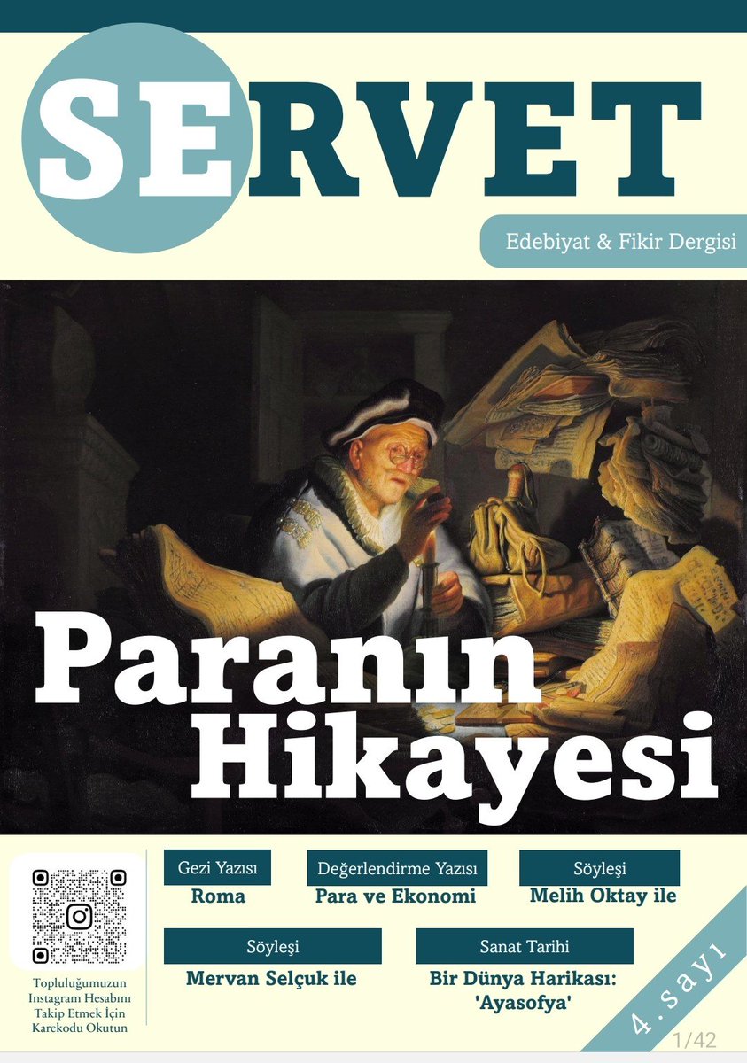 🧷 İslam İktisadı ve Finans bölümü öğrencilerinin hazırladığı SERVET Dergisi'nin dördüncü sayısı yayımlandı. Tüm yayın ekibini tebrik eder, katkı veren hocalarımıza ve öğrencilerimize teşekkür ederiz.
Link: iif.sakarya.edu.tr/tr/icerik-grup…