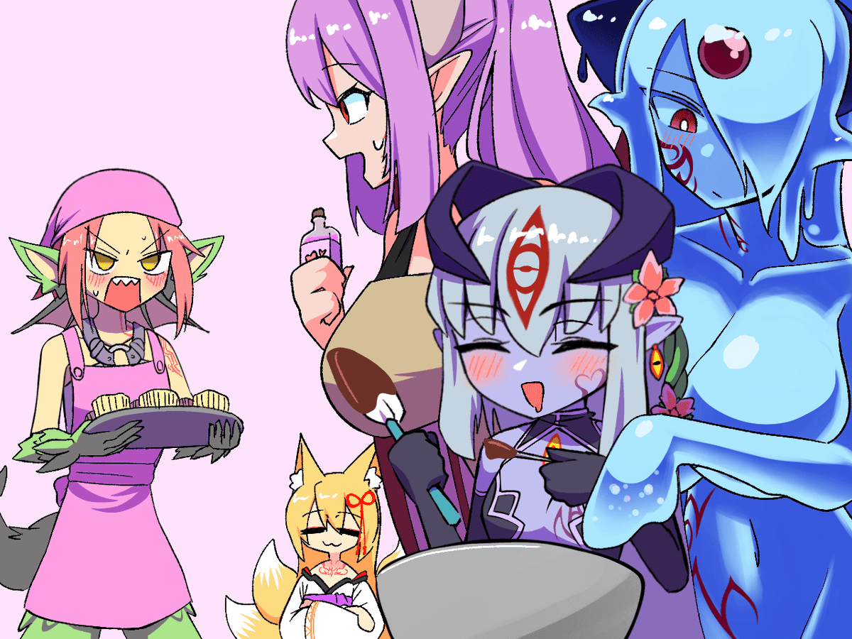 #今月描いた絵を晒すぜ
今月も、大変お世話になりましたワ💞 