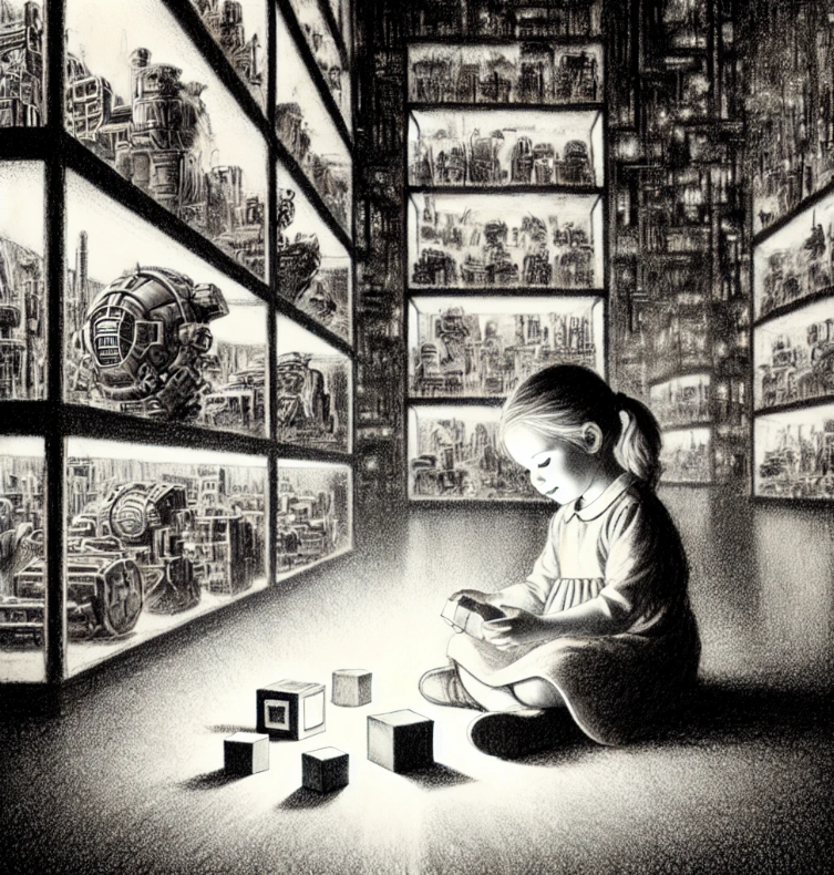 Why show us just blocks when cool toys stay in the dark? Courses lead us by the hand, skipping the big picture—settings, features, possibilities. We get circles, not maps. Turn on the light!