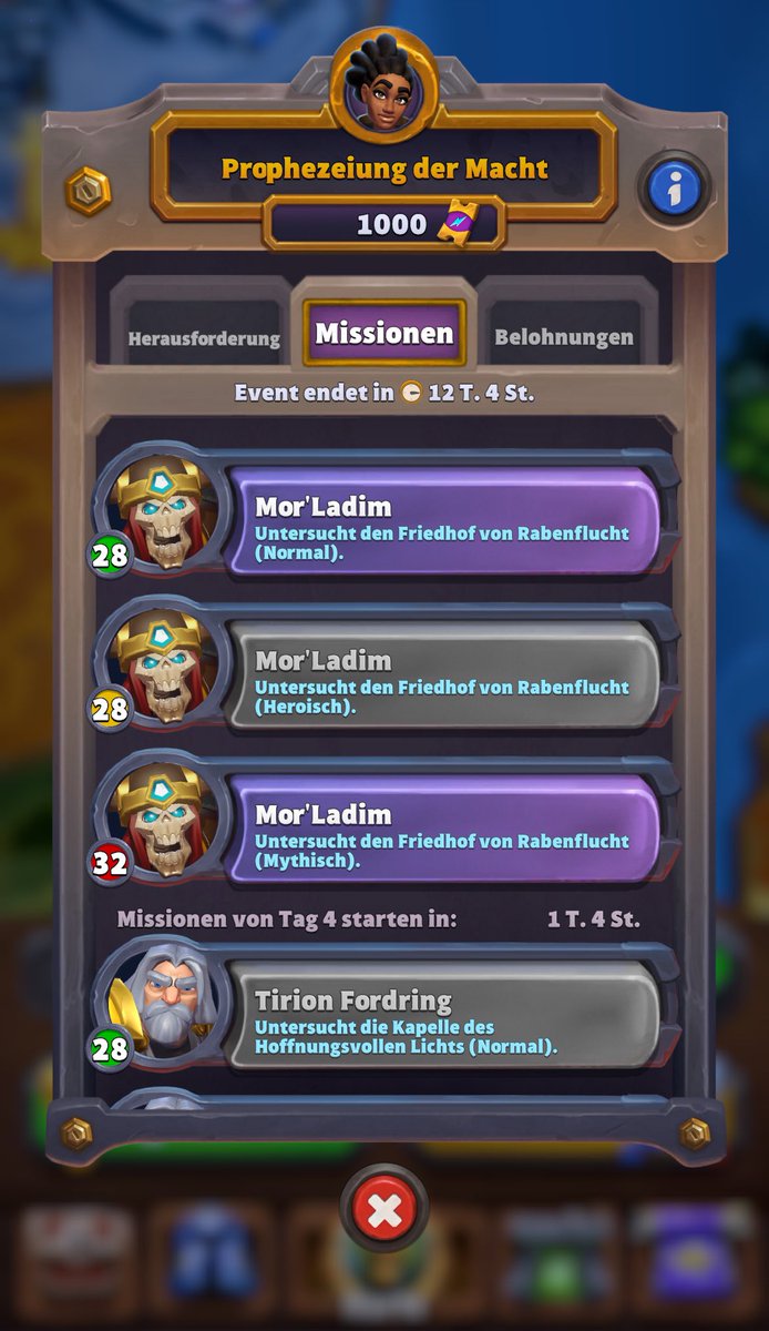 RadRid's tweet photo. @WarcraftRumble What has become of @Bl?
More and more bugs.
Impossible to start missions.
iPhone 13 Pro
iOS 18.3.1
11.2.0.113975/114137 https://t.co/OVB3KKmZXh
