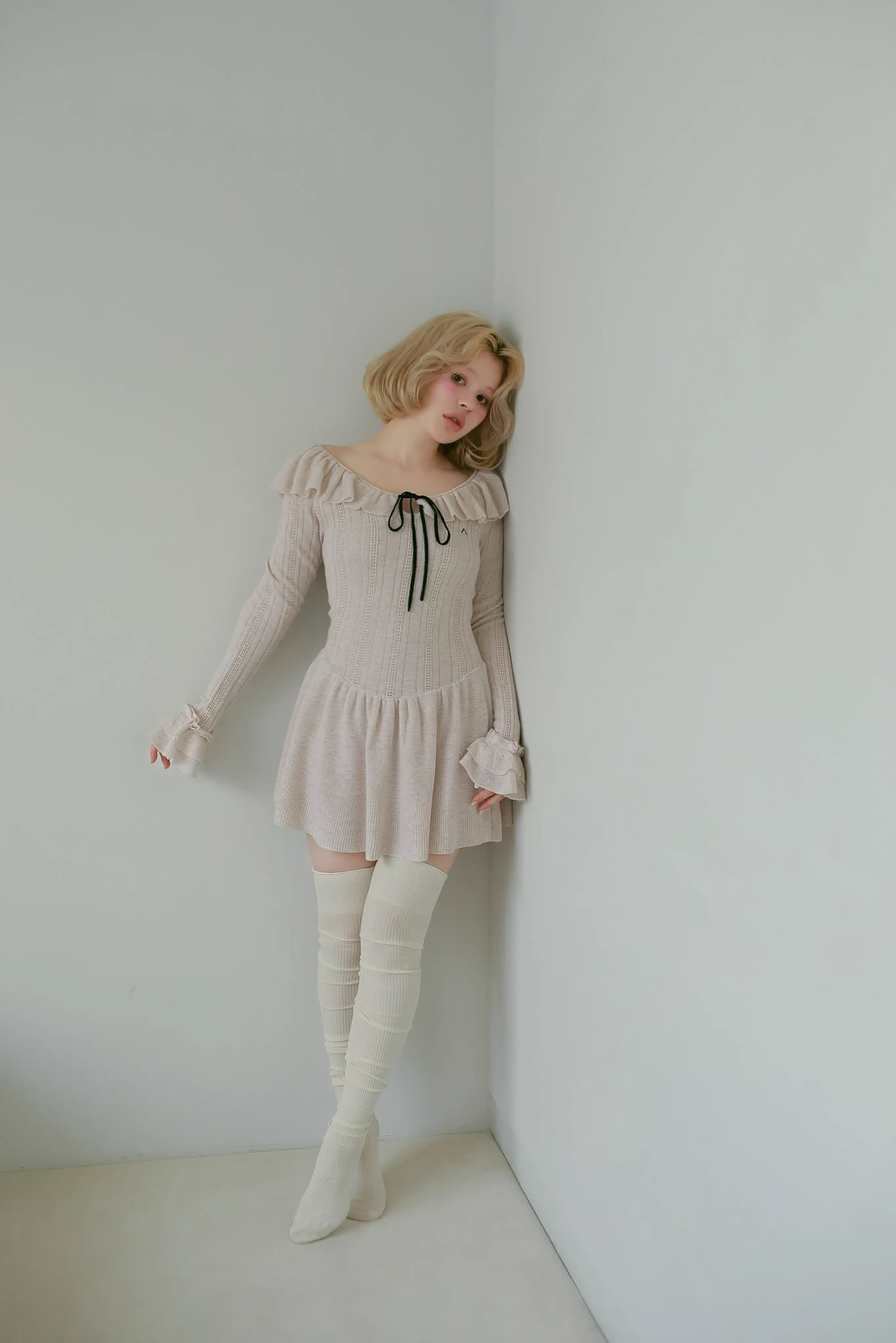 ワンピース ANDMARY Hana knit mini dress andmary on X: 