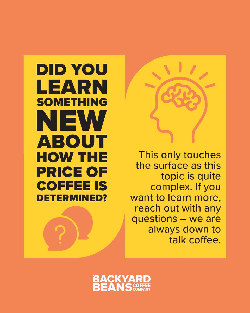 Part 2 - We've had some great discussions with our customers over this past week about the rising costs of coffee. 

#backayrdbeans #cmarket #bcorp #coffeemarket #risingprices⁠
