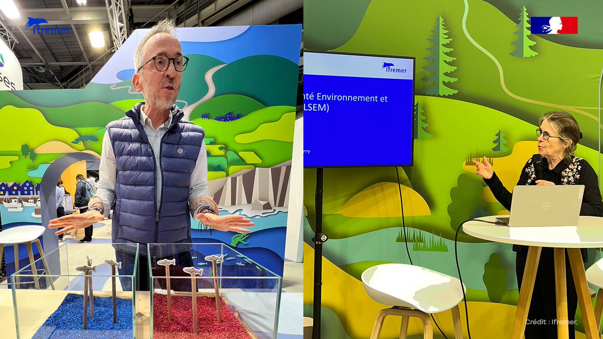 Hier, l'Ifremer et l'<a href="/Anses_fr/">Anses</a>, dans le cadre de leur partenariat, étaient au salon de l'agriculture, autour de la thématique "Eau et enjeux des ressources naturelles face aux défis actuels" à travers des rencontres scientifiques et des ateliers de médiation. 👨‍🔬