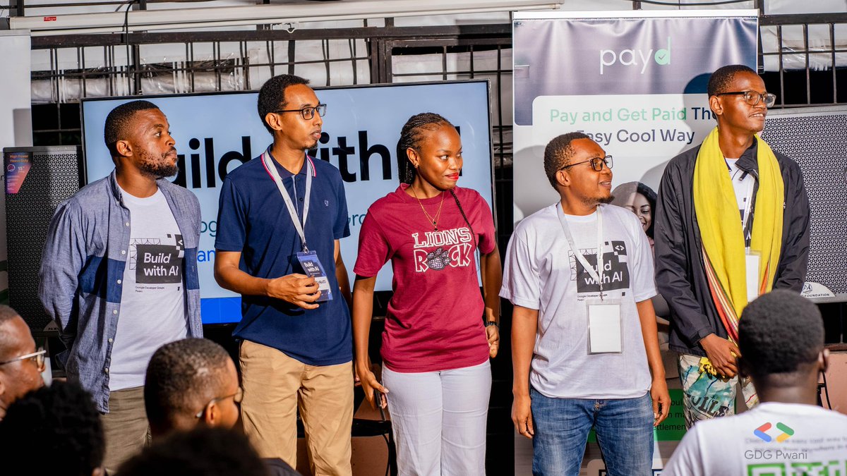 paydhq's tweet photo. Itโs Friday, and itโs time to catch the Mavericks vibe!๐
Tap in and join the #GenPayd community to be part of the Maverick Experience. ๐ธ ๐
https://t.co/1wwEVDiWVo
๐ธ Build with AI by GDG Pwani, 2024
#GenPayd https://t.co/0UpTJPpCEw