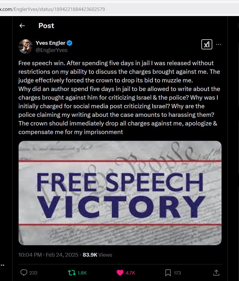 RobinEdgar's tweet image. I documented Yves Engler&apos;s arrest on video and have more video documenting what happened at #Montréal&apos;s Palais de &quot;Justice&quot; on Monday, including some quotes from Yves&apos;s lawyer John Philpot.

Feel free to edit my raw video clips into something that tells the story.

#MySPVM #DPCP