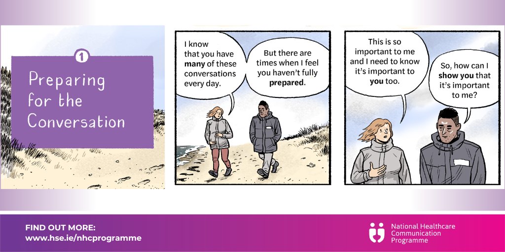 National Healthcare Communication Programme (@nhcprogramme) on Twitter photo Before you start your conversation, it is important to be present, eliminate any distractions and get ready
to listen without interrupting.
Click on the link below to read the story: bit.ly/43g5rSA Thanks to <a href="/philip_barrett/">Philip barrett</a> for his work on the illustrations <a href="/HSELive/">HSE Ireland</a> Before you start your conversation, it is important to be present, eliminate any distractions and get ready
to listen without interrupting.
Click on the link below to read the story: bit.ly/43g5rSA Thanks to <a href="/philip_barrett/">Philip barrett</a> for his work on the illustrations <a href="/HSELive/">HSE Ireland</a>