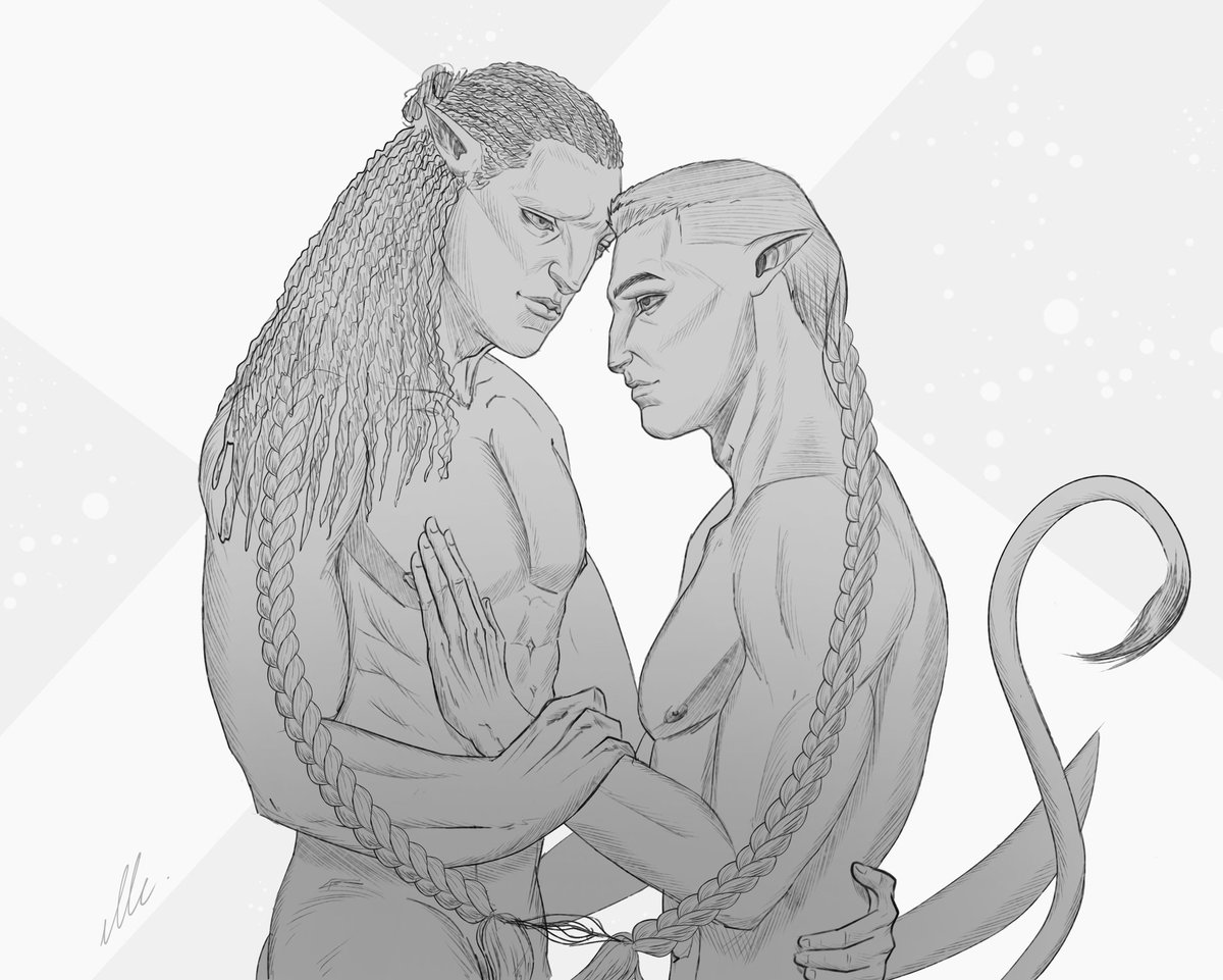 ellexxnoir's tweet photo. Commission sketch for lovely @CreamKikie112 💙 i love thisss😭💓 Tonowari looks so handsome without his face tattoos👀 #Quaritch #Quaritchfanart #MilesQuaritch #Avatar #Avatarfanart #recoms #Avatar3 #Avatarashandfire #tonowari #metkayina https://t.co/sIItmtsE9f