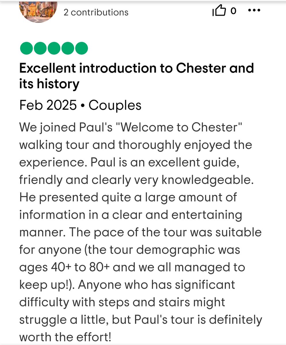 Looks like it'll be another warm sunny day for tomorrow's  Welcome to Chester tour at 11 a.m. Tickets £10 from the Visitor Centre  <a href="/Chester01244/">Chester Visitor Information Centre Shop</a>
405340. Its been getting great reviews...
<a href="/ShitChester/">12 years of Shitchester</a>
@VisitChester
#walkingtour #rows #walls