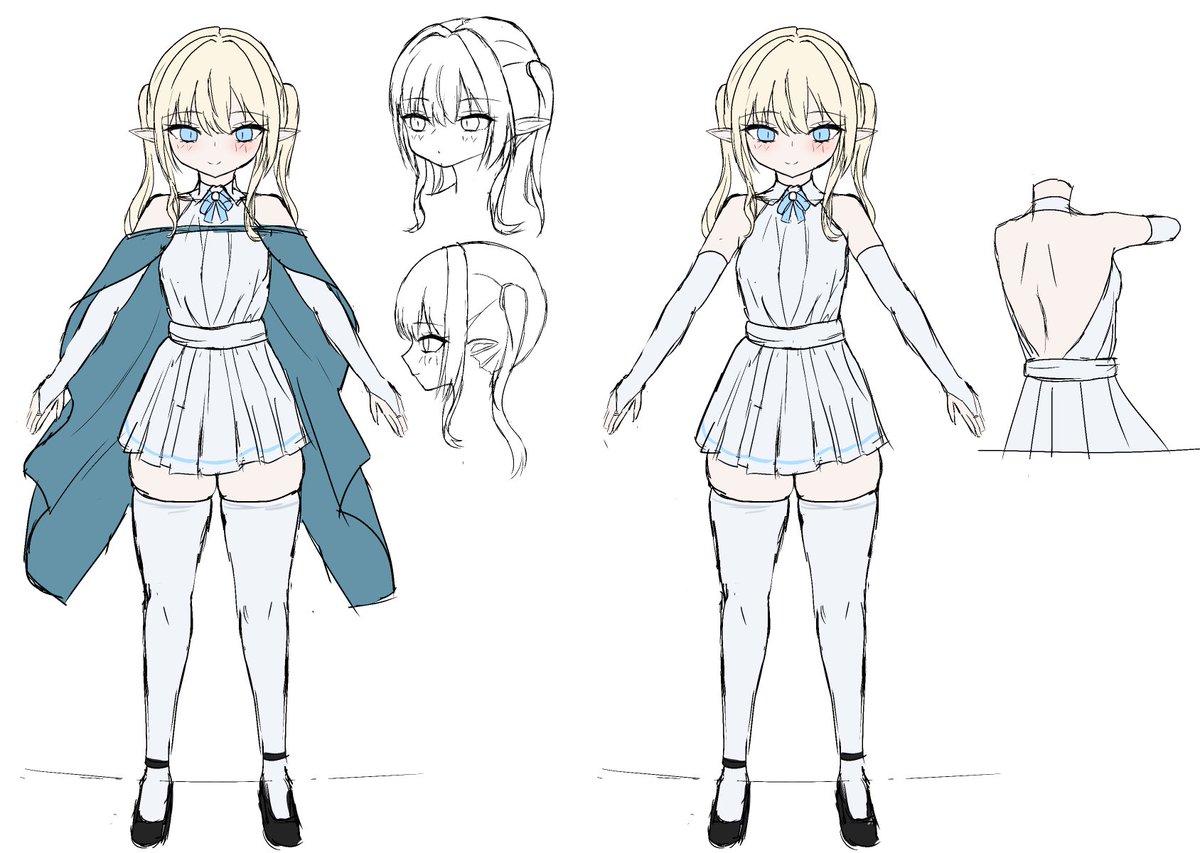 次回作のキャラデザ！