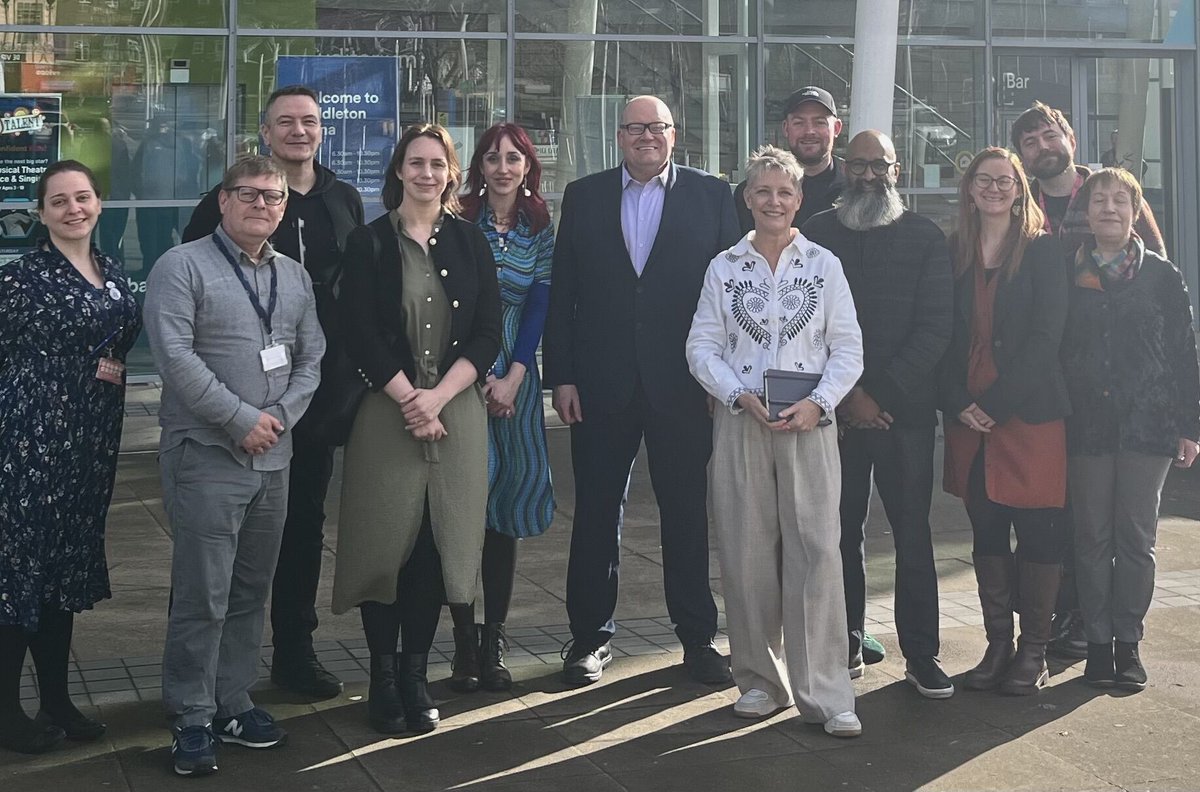 Arts Council England, North (@ace_thenorth) on Twitter photo Our CEO <a href="/HENLEYDARREN/">Darren Henley CBE</a> on a recent visit to Middleton with Rochdale Borough Council and MP <a href="/elsieblundell/">Elsie Blundell MP</a>. Always exciting to see some of the great work taking place in the region 🎉 Our CEO <a href="/HENLEYDARREN/">Darren Henley CBE</a> on a recent visit to Middleton with Rochdale Borough Council and MP <a href="/elsieblundell/">Elsie Blundell MP</a>. Always exciting to see some of the great work taking place in the region 🎉
