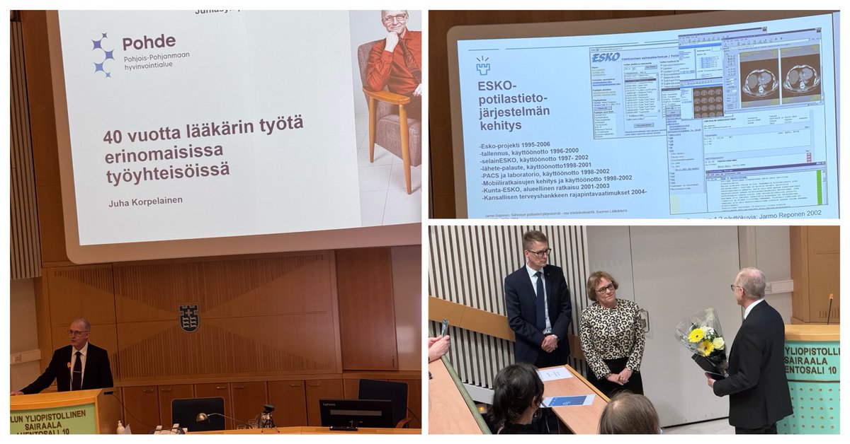 ⁦<a href="/JuhaKorpelainen/">Juha Korpelainen</a>⁩ siirtyy pääosin liikunnan, luonnon ja lukemisen pariin.

Juha, jos kuka, tuntee #Esko PTJ:n alkuajoista tähän päivään. Juhlasymposiumissa ⁦<a href="/ReponenJarmo/">Jarmo Reponen</a> muisteli.

Juha on vaikuttanut ⁦<a href="/eskosystemsoy/">Esko Systems Oy</a>⁩ hallituksessa 5 v. Kiitos meiltä kaikilta❣️