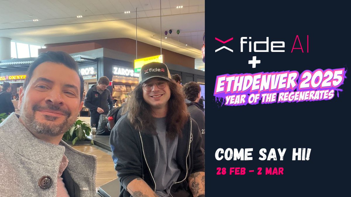 metafide_ai's tweet photo. Energy at @EthereumDenver is next level! Any gamers, crypto traders looking at us, let's link up if possible!
Come say hi to @DAOgcoin and @Sergiotortora
Meanwhile try our popular game https://t.co/BNf0YkPFXd
#ETHDenver @FIDEAI #Metafide