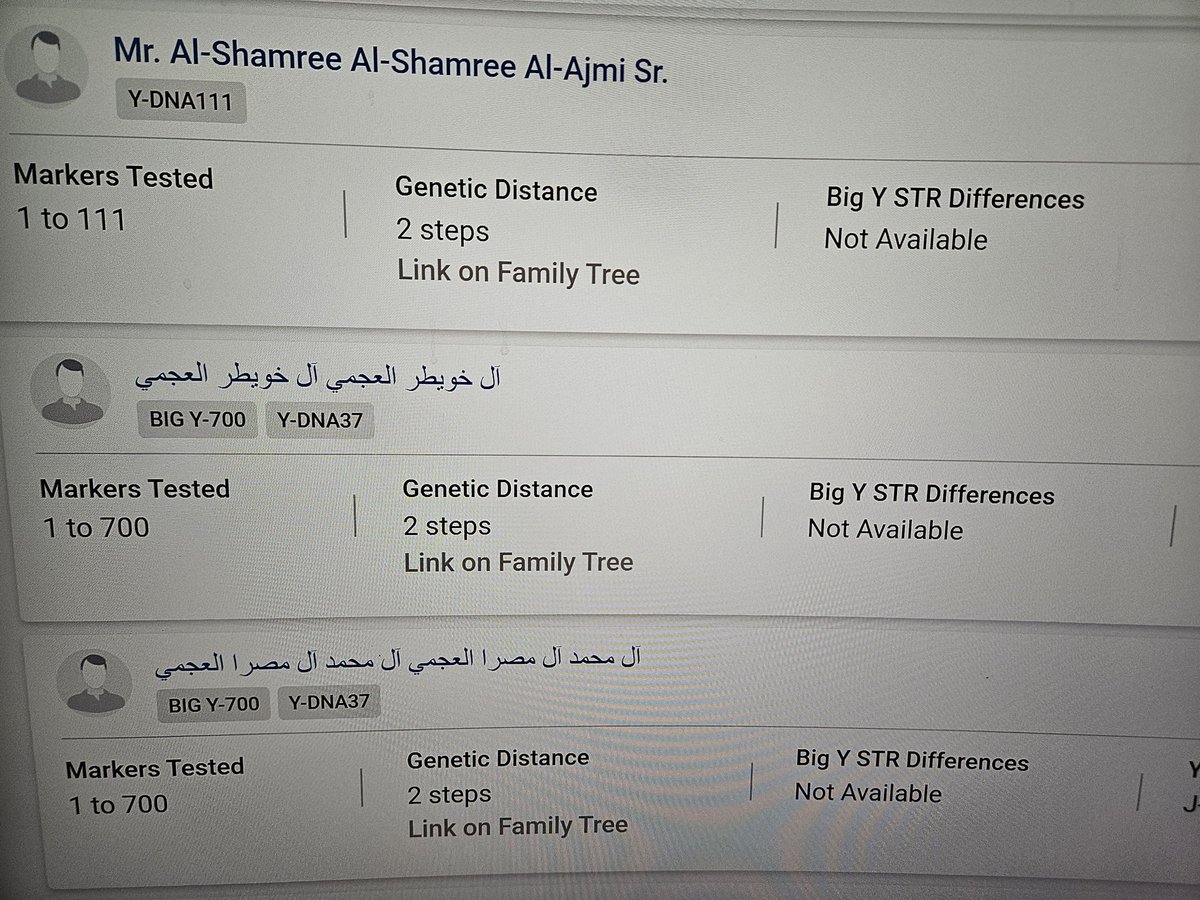j1_zs4062's tweet photo. نعلن عن ظهور نتيجة فحص 37 ماركر  للعينة رقم 87078 MK العائدة  لسعد بن حويله آل سعدى متوقعة تحت التحور  Y21757 المتفرع عن  التحور zs4062 تحت التحور BY8 السلالة j1 مع آل هشام العجمان والوعله مرفق صور اسماء بعض من ظهر مع صاحب العينة https://t.co/LwwJMvMe8i