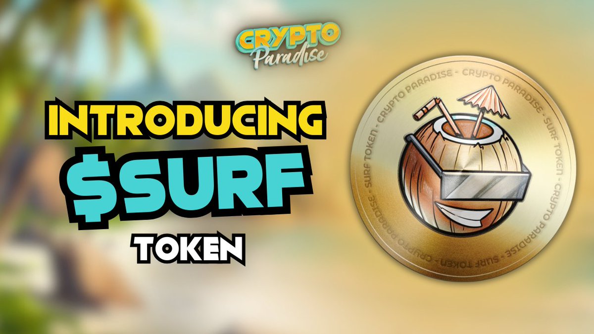 🌊 Introducing the Crypto Paradise $SURF Token!

Yo, Surfers! 🏄‍♂️

We’ve been paddling hard behind the scenes, and now it’s time to ride the next big wave! 🚀 Crypto Paradise is stoked to announce the fair launch of the $SURF token – a rad utility token designed to hook you up