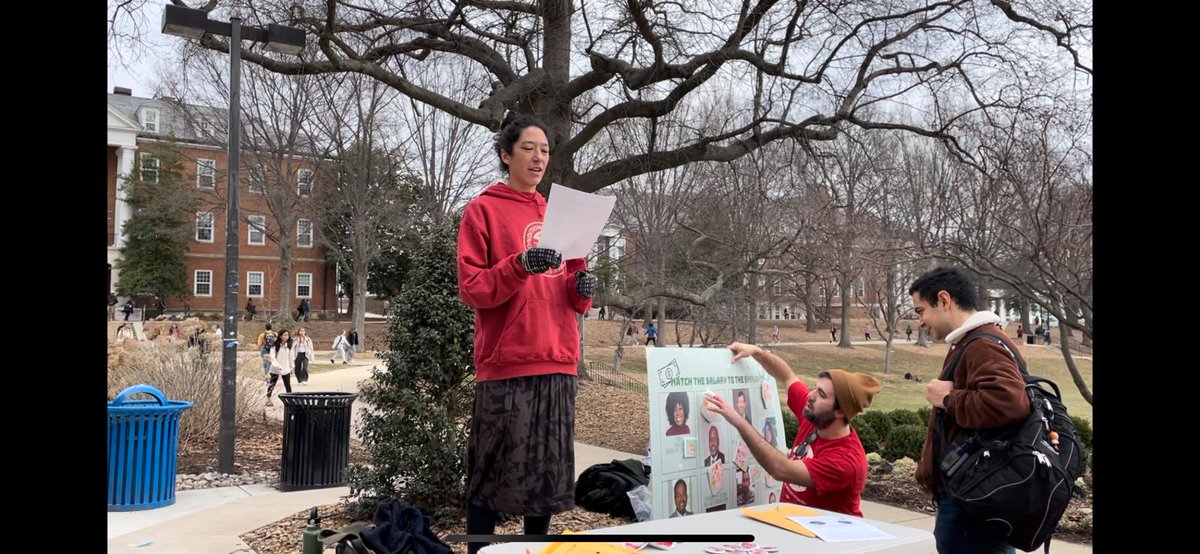 Why are we fighting for our union? Why do we need collective bargaining rights?

If you missed our testimony read out on campus this week👇, check out our live testimony for our collective bargaining on Tuesday in the MD House Appropriations Committee: youtube.com/watch?v=IzsTNw…