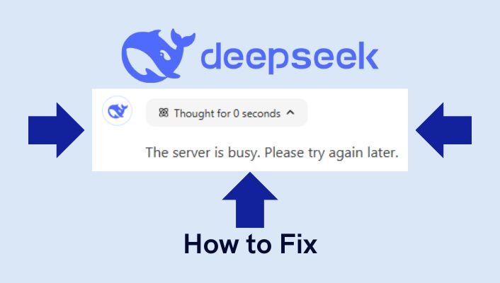 kbhushanpareek's tweet image. DeepSeek Server Busy" error? Don’t panic! 7 easy fixes to save your workflow ⏩ seosmohub.com/blog/fix-deeps…
#TechHacks #DeepSeek #FixIt #AI