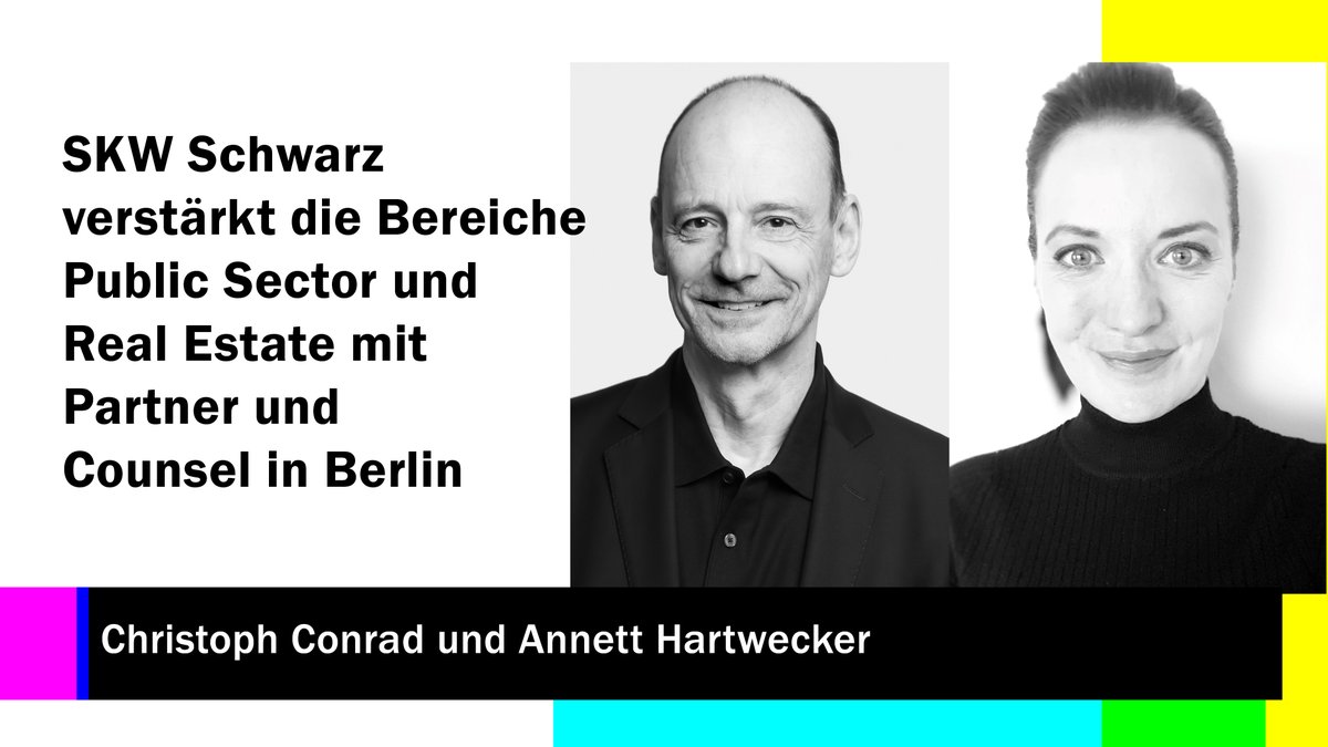 Zum 1. März 2025 wechselt Christoph Conrad als Partner von Leinemann. Er wird bei SKW Schwarz in den Bereichen #PublicSector und #RealEstate tätig sein. 

➡️ Zur offiziellen Mitteilung: lnkd.in/efbSpcnV

 #legalnews