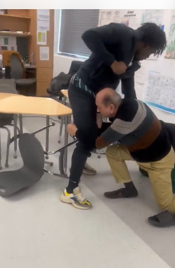 When you realize that ,someone holds power over you,
this quick move by the grandpa,just ended a fight