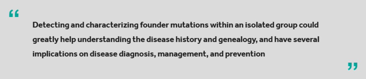DMM Journal (@dmm_journal) on Twitter photo <a href="/TheCrick/">The Francis Crick Institute</a> Founder mutations account for the increased prevalence of certain #rarediseases within isolated groups in different populations. In this Perspective, Dana Marafi <a href="/Danamarafi/">Dana Marafi</a> discusses the implications of studying founder mutations in the Arab World. doi.org/10.1242/dmm.05… <a href="/TheCrick/">The Francis Crick Institute</a> Founder mutations account for the increased prevalence of certain #rarediseases within isolated groups in different populations. In this Perspective, Dana Marafi <a href="/Danamarafi/">Dana Marafi</a> discusses the implications of studying founder mutations in the Arab World. doi.org/10.1242/dmm.05…