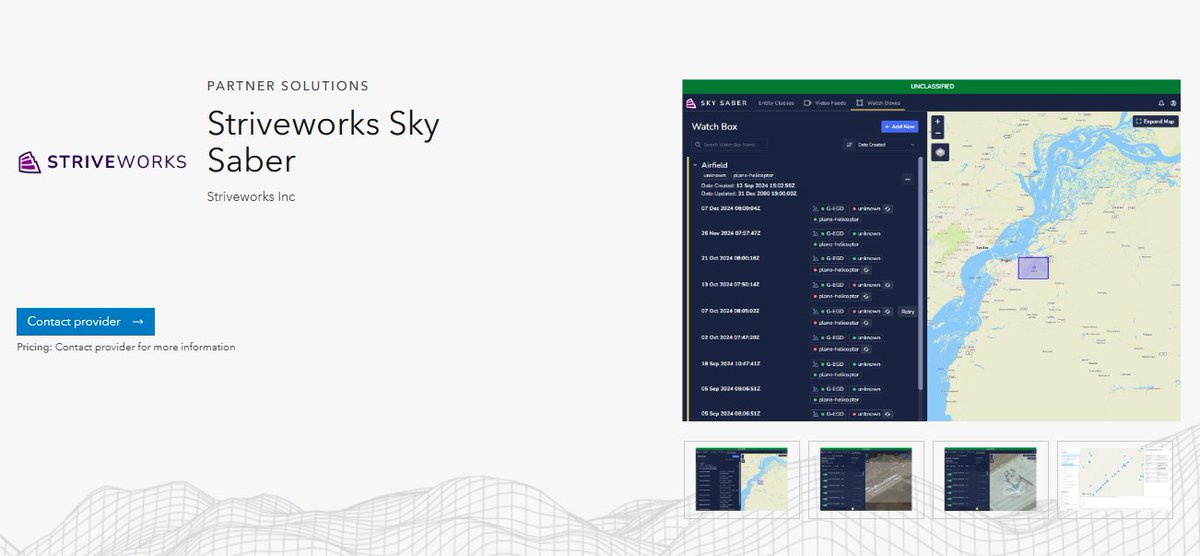 Sky Saber by <a href="/Striveworks_US/">Striveworks, Inc</a> brings no-code AI/ML to #geospatial analysts, allowing them to fuse and analyze data at the tactical edge. Sky Saber enables real-time insights &amp; operational AI—within the <a href="/Esri/">Esri</a> ArcGIS ecosystem: ow.ly/uKEw50V5MLU #MLOps