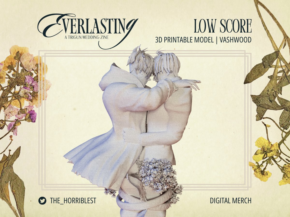 𝐃𝐈𝐆𝐈𝐓𝐀𝐋 𝐌𝐄𝐑𝐂𝐇 — Low Score (<a href="/the_horriblest/">💧Low💧</a>) has prepared a 3D printable Vashwood piece called "The Hug"

💍𝐄𝐯𝐞𝐫𝐥𝐚𝐬𝐭𝐢𝐧𝐠 is now available to read!