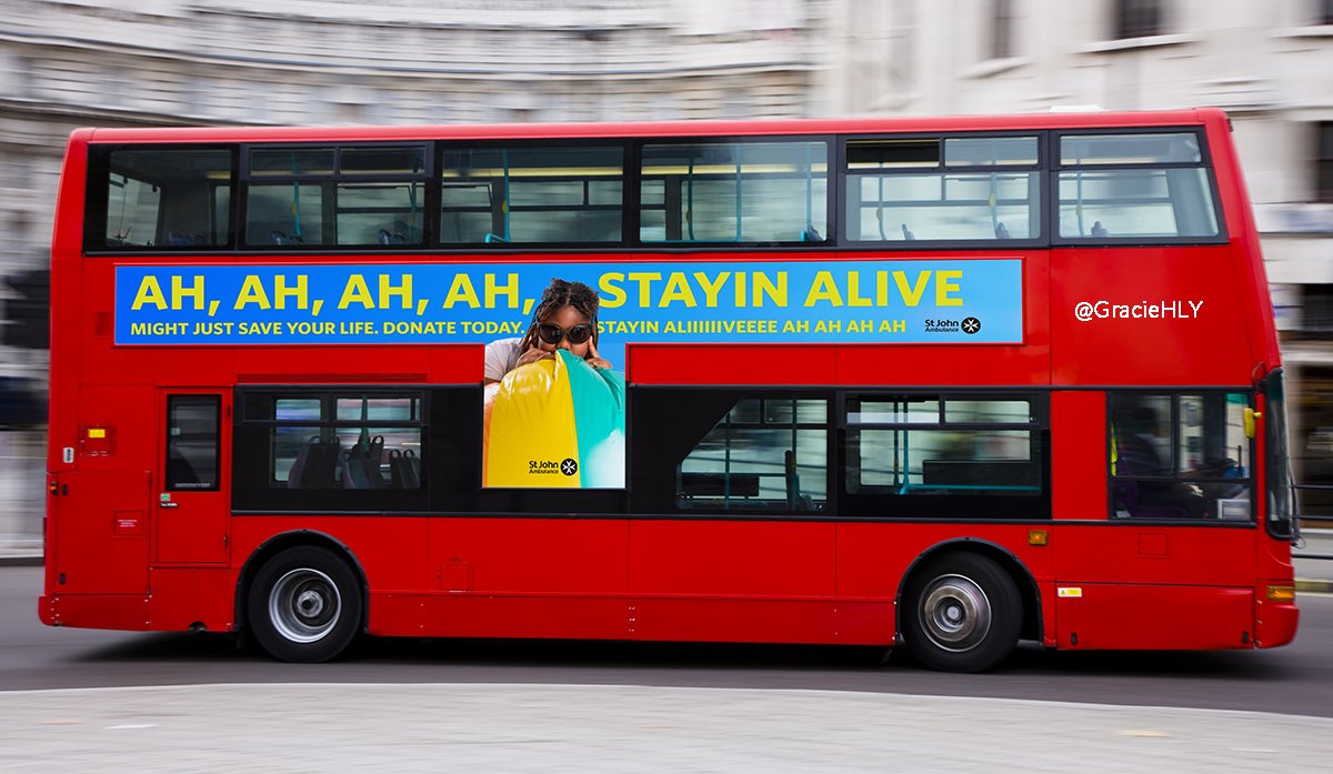 GracieHLY's tweet photo. One Minute Brief of the Day:  Create impactful ‘Summer-focused’ posters/campaign ideas to encourage people to donate to
@stjohnambulance &amp; raise awareness of their mission. #StJohnAmbulance @OneMinuteBriefs https://t.co/SpETUjHiP2