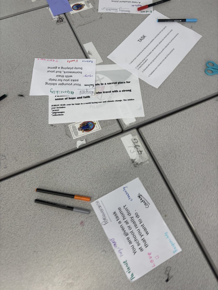 Lots of amazing work from the Primary 7s at our Caritas retreat today!
🙏🏻🕊️💓