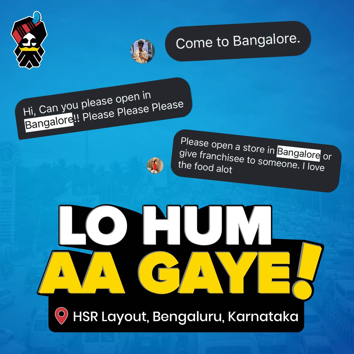 You asked for it. So, here we are!

Come visit us : HSR Layout, Bangalore 

#Bangalore #Burgersingh #wearehere