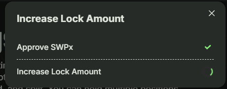 CryptoMo_777's tweet photo. I’m adding to my $SWPx lock bi-weekly to hit my target before end of summer—especially while the #crypto market’s a rollercoaster!🎢

I’m liking @SwapXfi for the daily/weekly earnings:
💠Provide liquidity - earn daily✅
💠Lock #SWPx - vote+earn weekly✅

📍https://t.co/EvQgeQXsKf https://t.co/rckQrXcn6S
