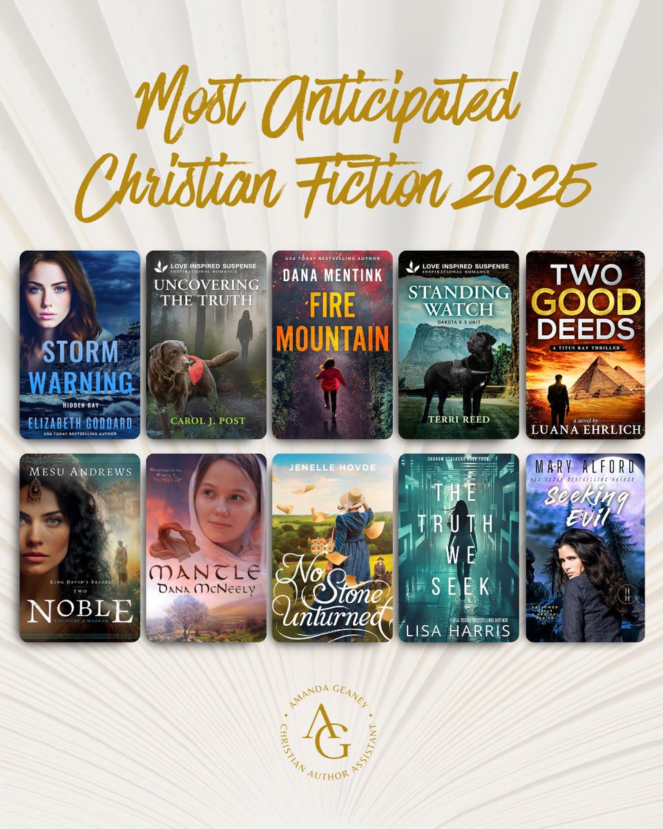 Looking for upcoming Christian fiction releases? Take a look at Most Anticipated Christian Fiction 2025, a reader-curated list on Goodreads. Add your favorites to your shelves and vote for the ones you’re most looking forward to reading.

goodreads.com/list/show/1995…

I’d love to draw