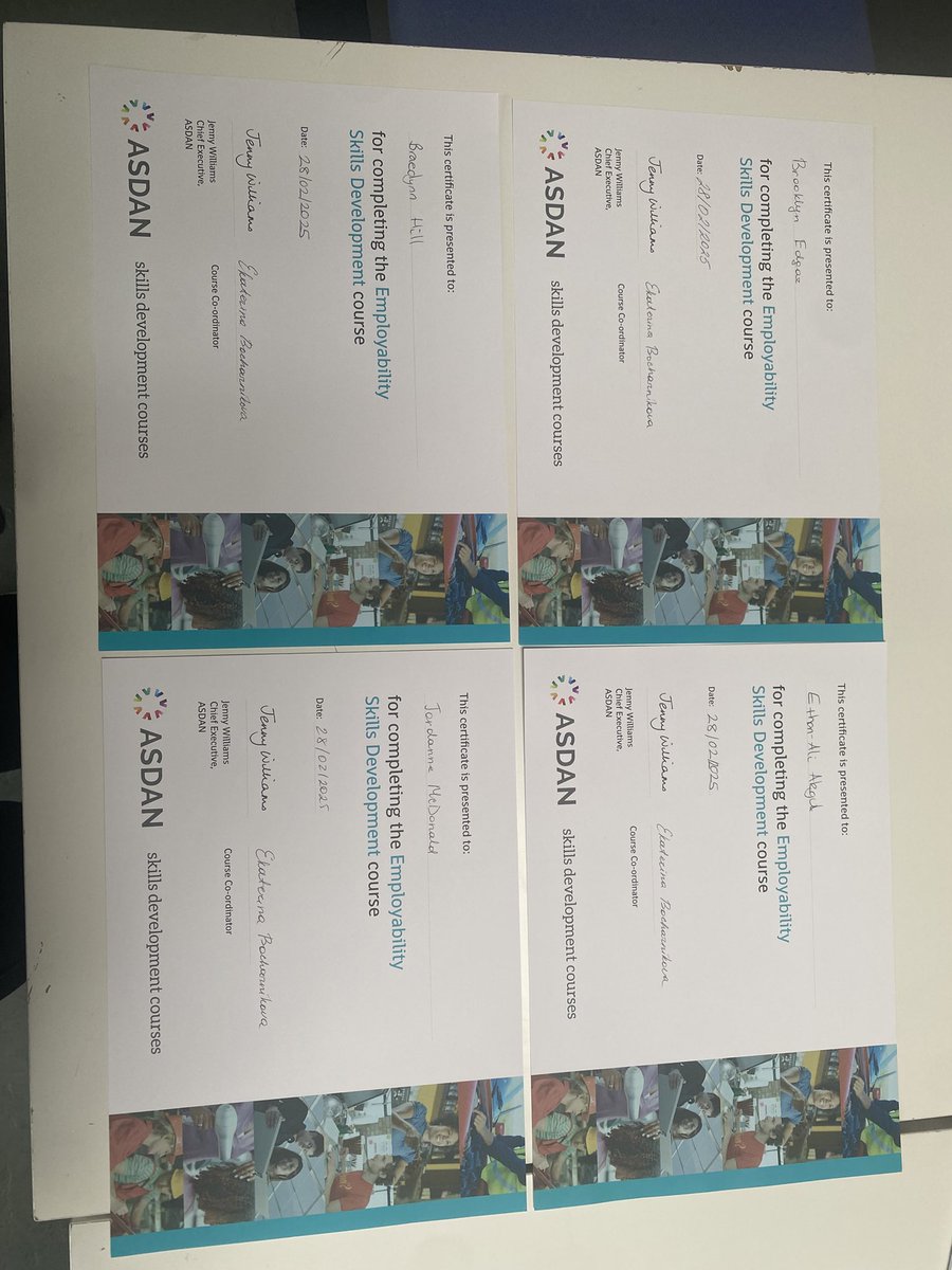 So proud of our CALA pupils achieving their Employability certificates. What a finish to a wonderful CMS Academy