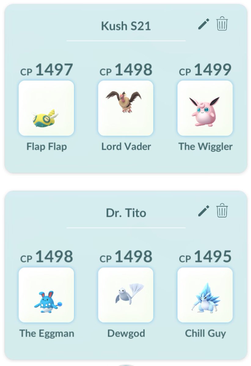Locked in and hit Legend over the last week in Great League! Used the Mandibuzz team I made for almost the entire season until <a href="/DrTito1_/">Dr. Tito</a> gave me the team that crossed the finish line. This was a milestone season, first leaderboard appearance and peaked at 117! Onward &amp; upward! 🍻