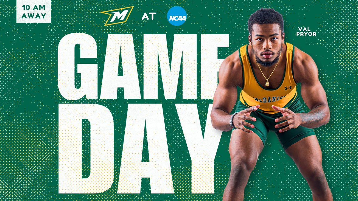 .<a href="/McDaniel_WRES/">McDaniel College Men's Wrestling</a> heads to Messiah University for the <a href="/NCAADIII/">NCAA Division III</a> Region III Championships. The top three finishers in each weight class qualify for nationals.

🆚 Region III Championships
📍 Grantham, PA
🕙 10 AM
📊 bit.ly/3EZ869m

#GetOnTheHill <a href="/d3wrestle/">d3wrestle.com</a>