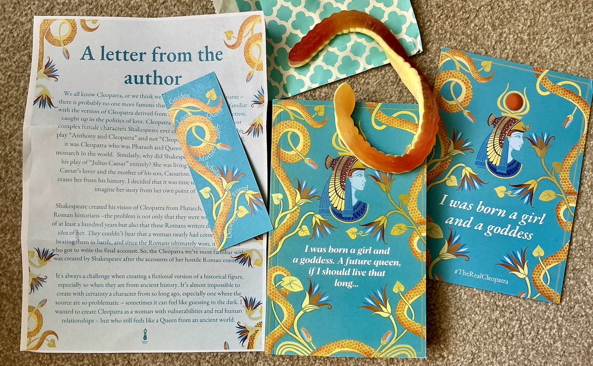 Lynda’s Book Reviews and News (@lyndacheckley) on Twitter photo 📮📮BOOK POST📮📮
Thriller to receive this gorgeous proof copy of #Cleopatra by <a href="/natashasolomons/">Natasha Solomons</a>
Looking forward to joining Cleopatra’s Court I’m very excited for this
I’ll be eating the ‘asp’ later!
Published by #ManillaPress on 8th May
#TheRealCleopatra @zaffre 📮📮BOOK POST📮📮
Thriller to receive this gorgeous proof copy of #Cleopatra by <a href="/natashasolomons/">Natasha Solomons</a>
Looking forward to joining Cleopatra’s Court I’m very excited for this
I’ll be eating the ‘asp’ later!
Published by #ManillaPress on 8th May
#TheRealCleopatra @zaffre