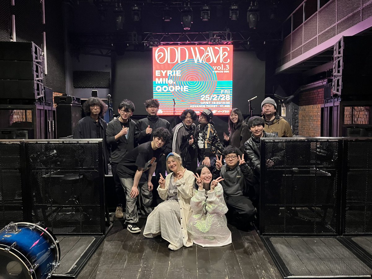 『ODD WAVE vol.3』
2025.2.28  at. 代官山SPACE ODD

お越しいただきありがとうございました！

また必ず東京に行きます
大阪からMlle.(マドモアゼル)でした！⚡️