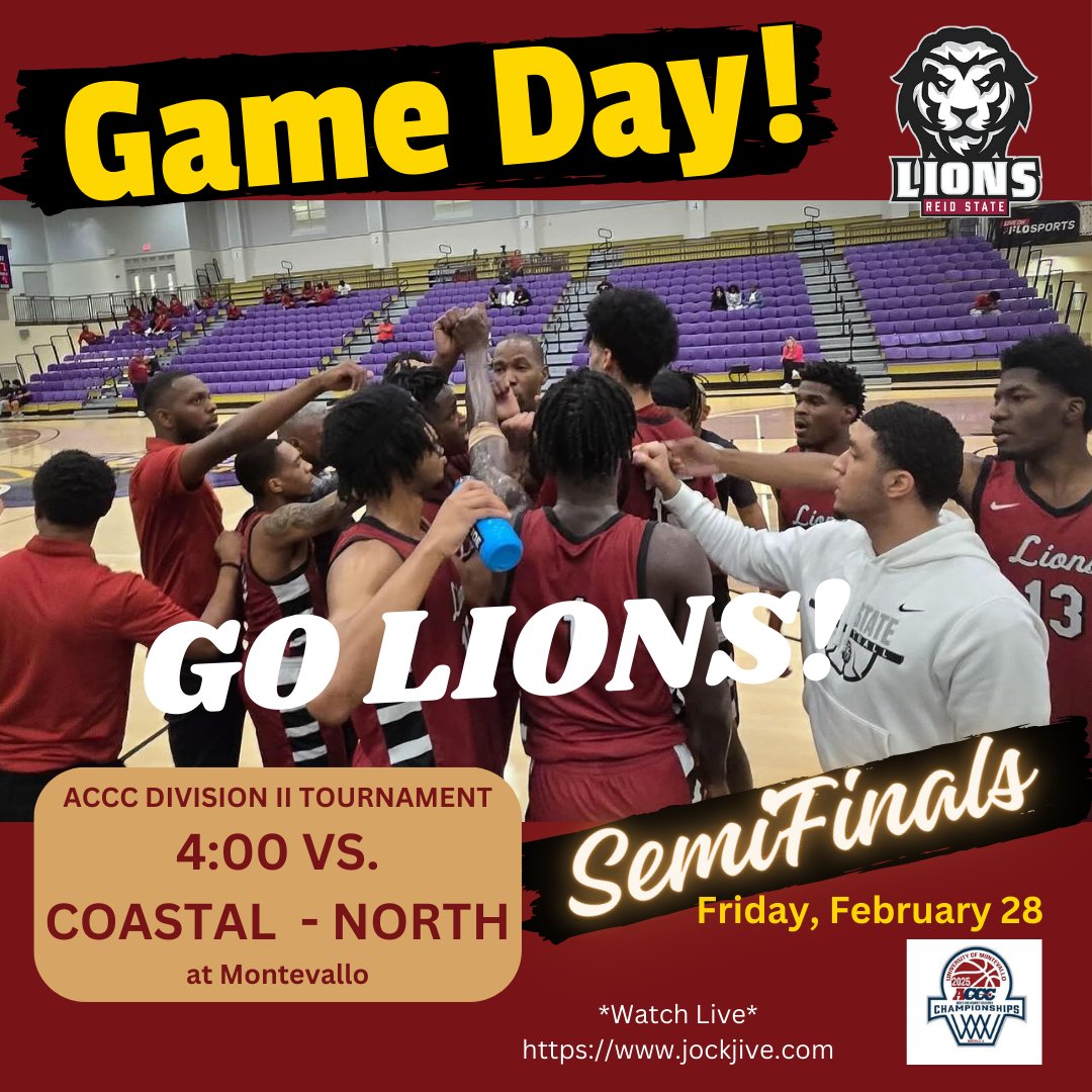 Gameday - 4:00 vs. Coastal North. Watch Live at jockjive.com