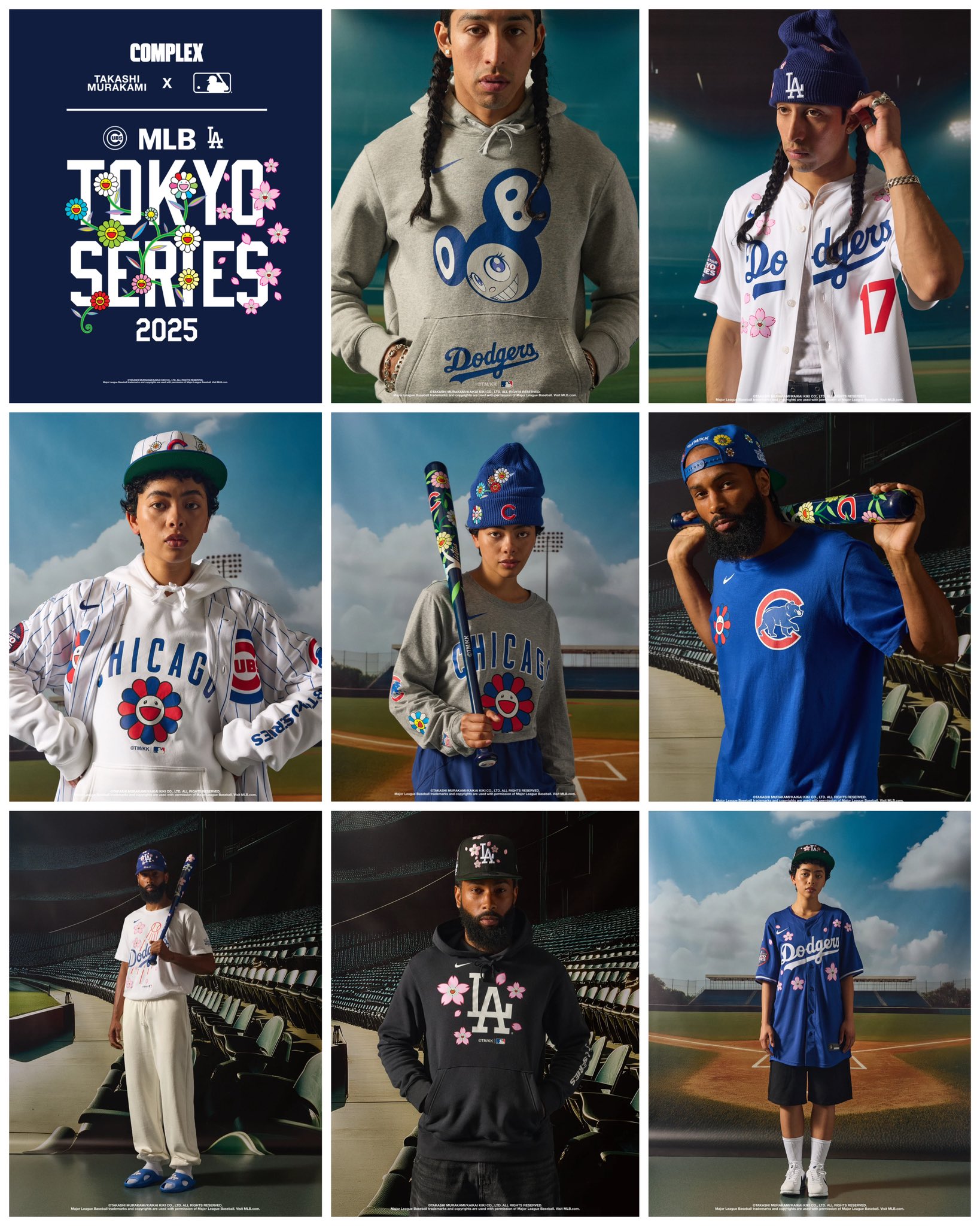 即日発送 【新品未着用・Mサイズ】村上隆 MLB Dodgers 大谷翔平