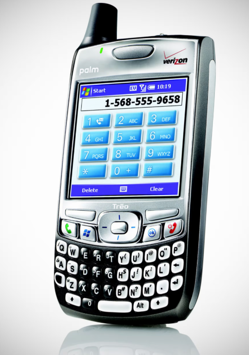 2/3 Early History of the cell phone in photos   

1. The Synergy
The Synergy, a digital smartphone by Philips in 1997. The mobile provided wireless access to email, the Internet and faxes.

2. Treo 180
The Treo 180, by Handspring, was a personal digital assistant with built-in